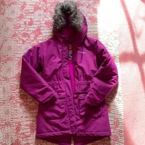 Girls Columbia Nordic Strider Purple Winter Jacket